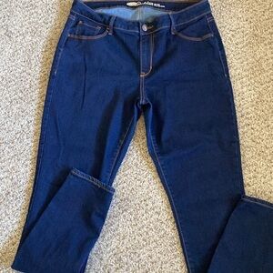 Old Navy rockstar mid rise women’s jeans 14 long dark wash